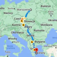 Grecja autem 2026: Wybierz najlepszą trasę! Koszty, granice, porady
