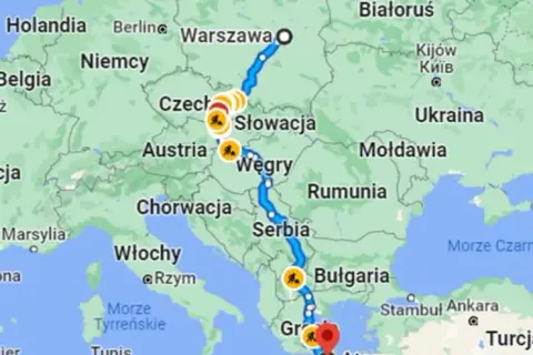 Grecja autem 2026: Wybierz najlepszą trasę! Koszty, granice, porady