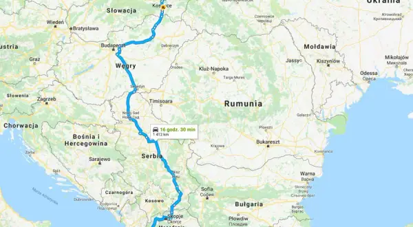 Trasa do Albanii autem: Którą wybrać? Koszty, czas, porady