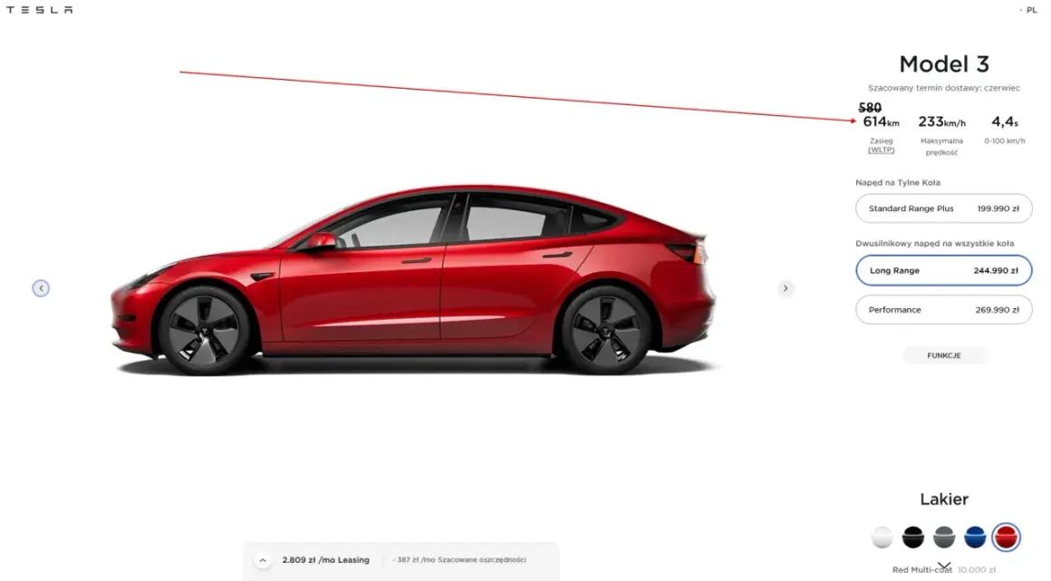 Ile Tesla przejedzie na ładowaniu? Realia vs. WLTP i zima