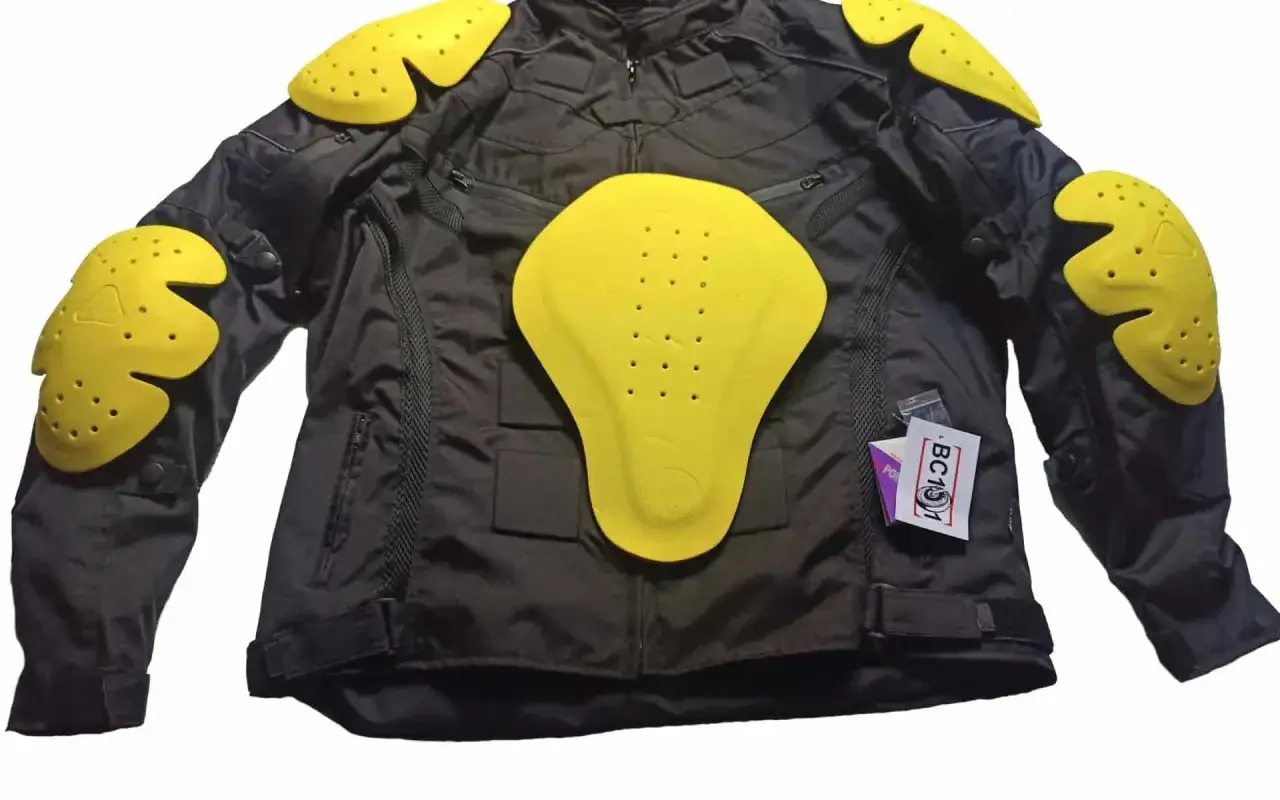 porównanie ochraniaczy motocyklowych Level 1 Level 2, wykres absorpcji uderzenia ochraniaczy