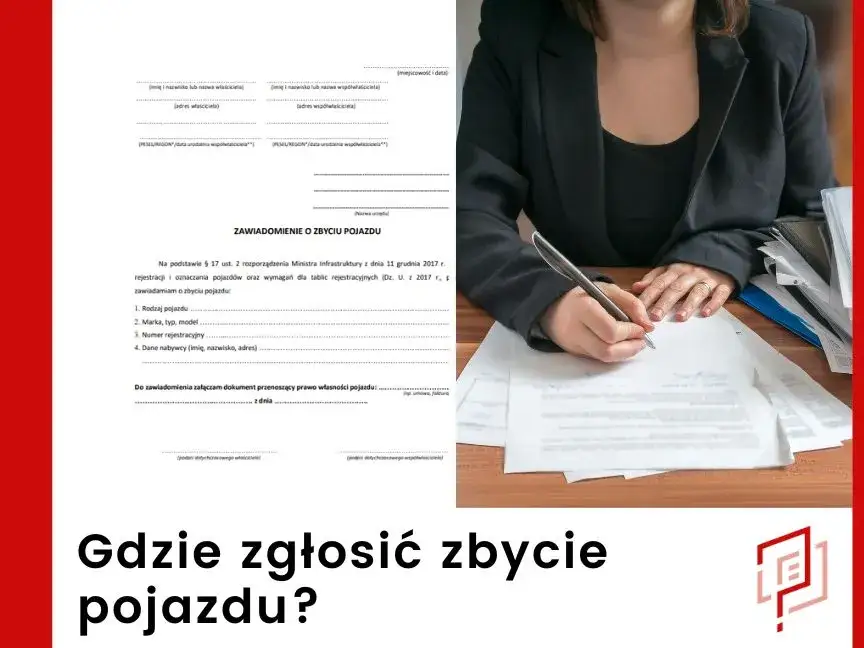 Dokumenty do zgłoszenia zbycia pojazdu