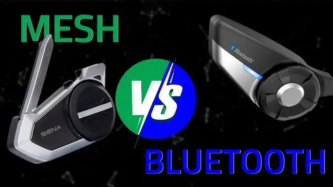 interkom motocyklowy bluetooth vs mesh porównanie